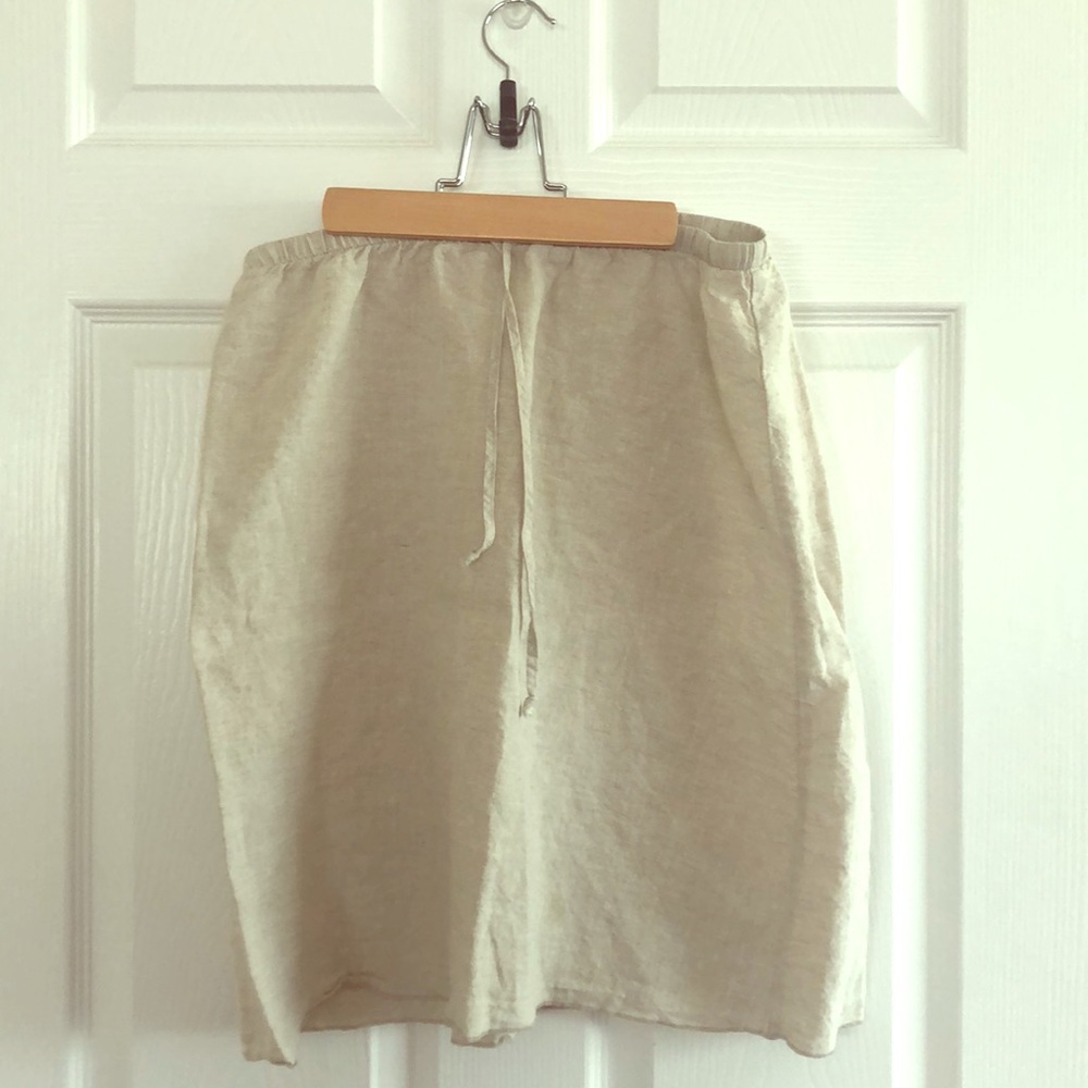 Linen skirt